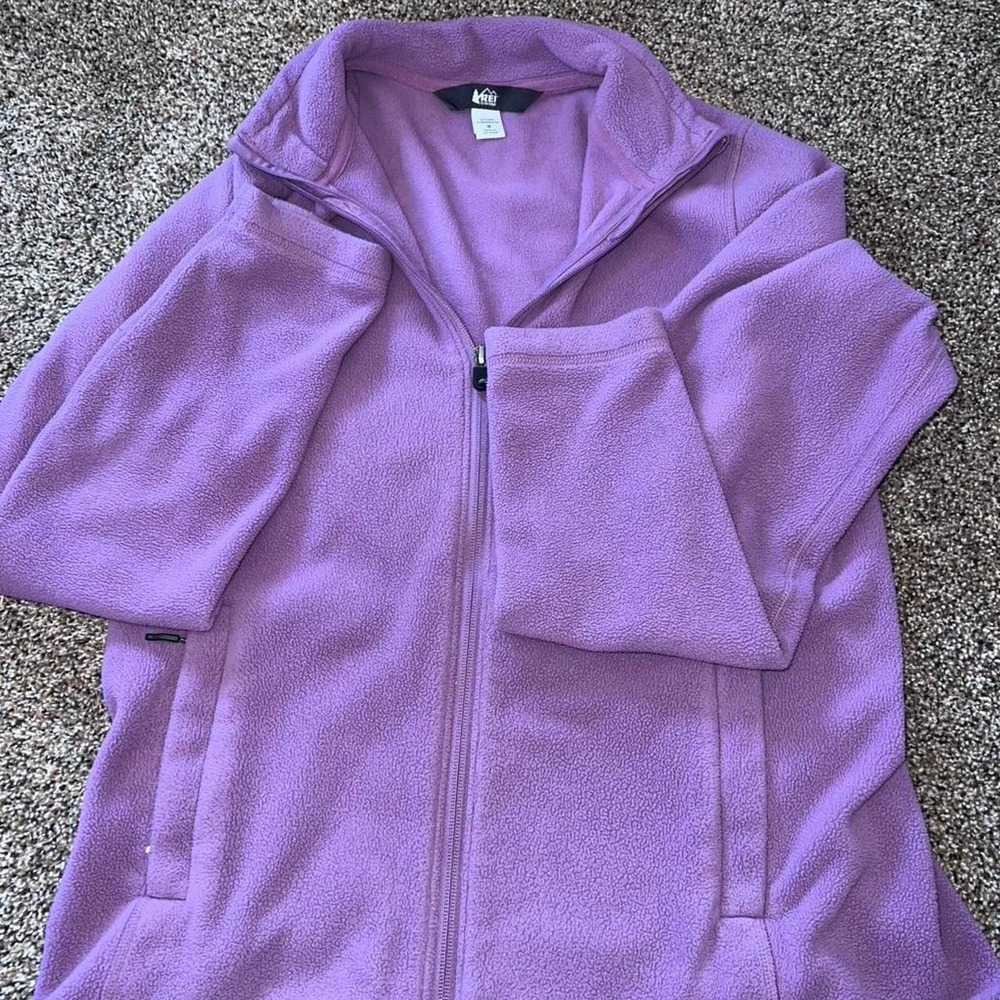 Purple REI Full ZIp Size M